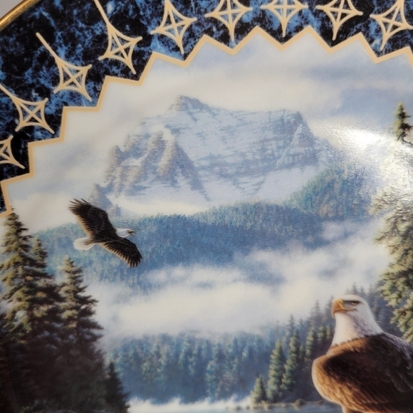 Vintage The Bradford Exchange "Pride of the Sky" by Frank Mittelstadt Plate - Picture 10 of 14